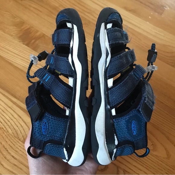 Keen Newport Neo H2 sandals Blue nights Brilliant Blue Shoes Little Boys size 12 - Picture 4 of 10